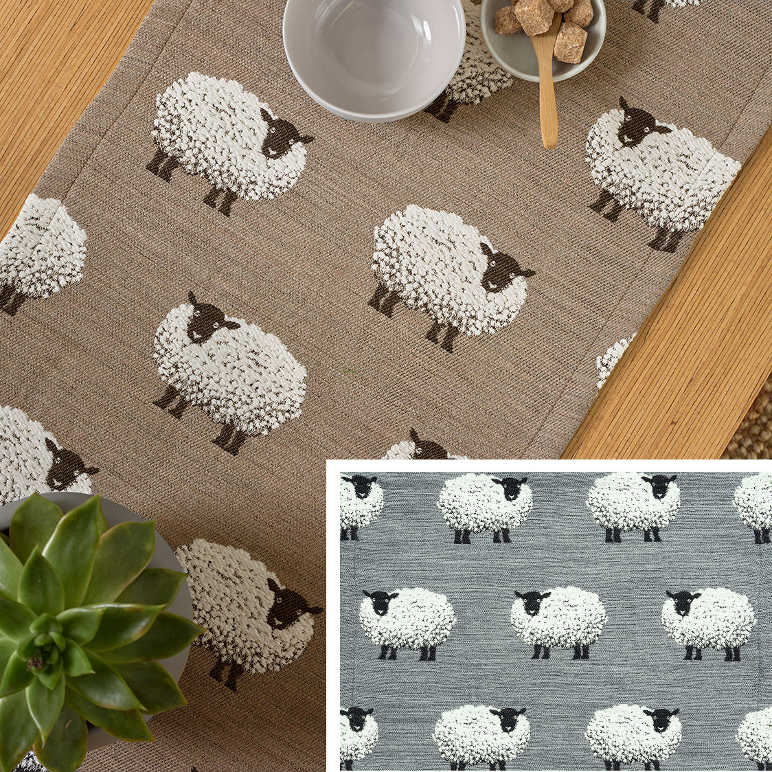 Sander Tischläufer FLUFFYS GANG ca. 40x93cm in Farbe grey Sander Tischläufer FLUFFYS GANG ca. 40x93cm in Farbe grey von Sander