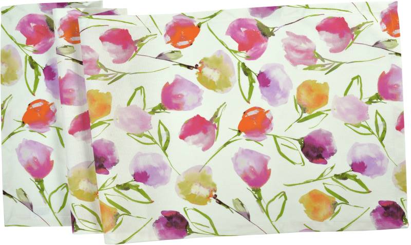 Sander Tischläufer FRESH TULIPS ca. 40 x 100cm in Farbe original von Sander