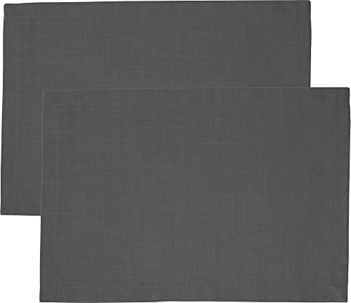 Sander Tischset Loft 2er-Pack fleckabweisend Graphit Größe 35x50 cm von Sander