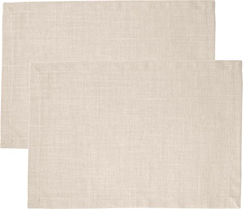 Sander Tischset Loft 2er-Pack fleckabweisend Sand Größe 35x50 cm von Sander