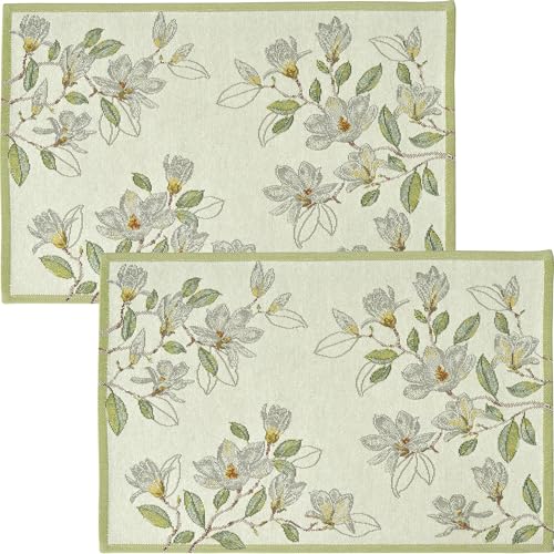 Sander Tischset Maggy 2er-Pack Gobelin hellgrün Größe 32x48 cm Sander Tischset Maggy 2er-Pack Gobelin hellgrün Größe 32x48 cm von Sander