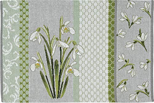 Sander Tischset Snowdrops 2er-Pack Gobelin grün-grau Größe 32x48 cm Sander Tischset Snowdrops 2er-Pack Gobelin grün-grau Größe 32x48 cm von Sander