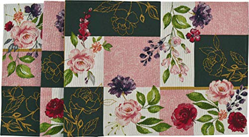 Sander Tischwäsche Gobelin florales Motiv in Boom Patch Blumen Blüten (Tischläufer Patch 32x96cm) von Sander