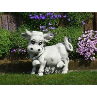 Beton Kuh, Figur Eine Kuh Statuen, Bauernhaus Dekor, Figuren Für Den Garten, Geschenk von SanderStatue