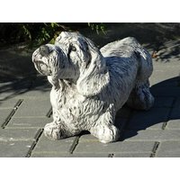 Hund Figur, Dackel, Aus Beton, Stehender Hund, Geschenk von SanderStatue