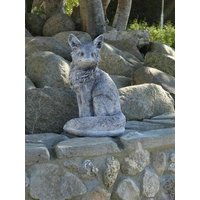 Waldfuchs Skulptur Gartendekoration, Fuchs Sitzende Figur, Waldtier Statue, Rasen Ornament, Tierliebhaber Geschenk von SanderStatue