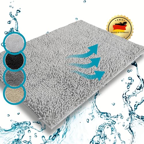 Sanders Luxury Mat | Schmutzfangmatte [Waschbar] rutschfeste Fußmatte für Innen, Eingangsteppich, Badteppich, Saugstarke Türmatte - Sauberlaufmatte 60x90 cm(24"x36")-ideal für Haustier | Camping von Sanders Outdoor & Lifestyle