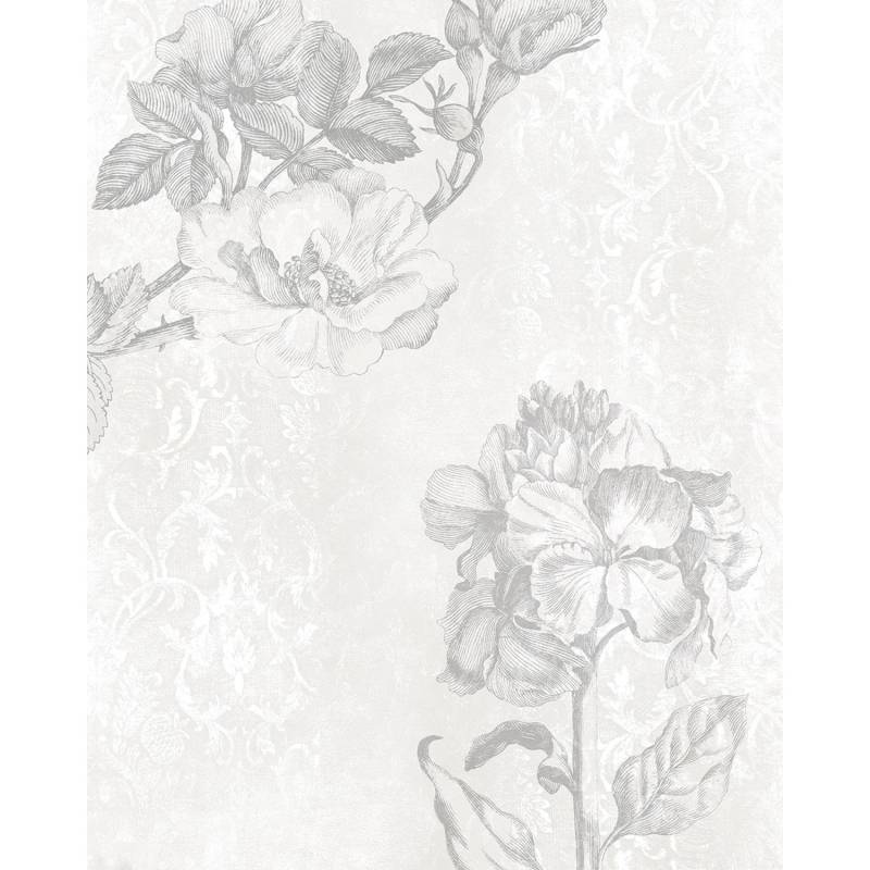 Sanders & Sanders Fototapete Barock Grauweiß 200 x 250 cm 611937 von Sanders & Sanders