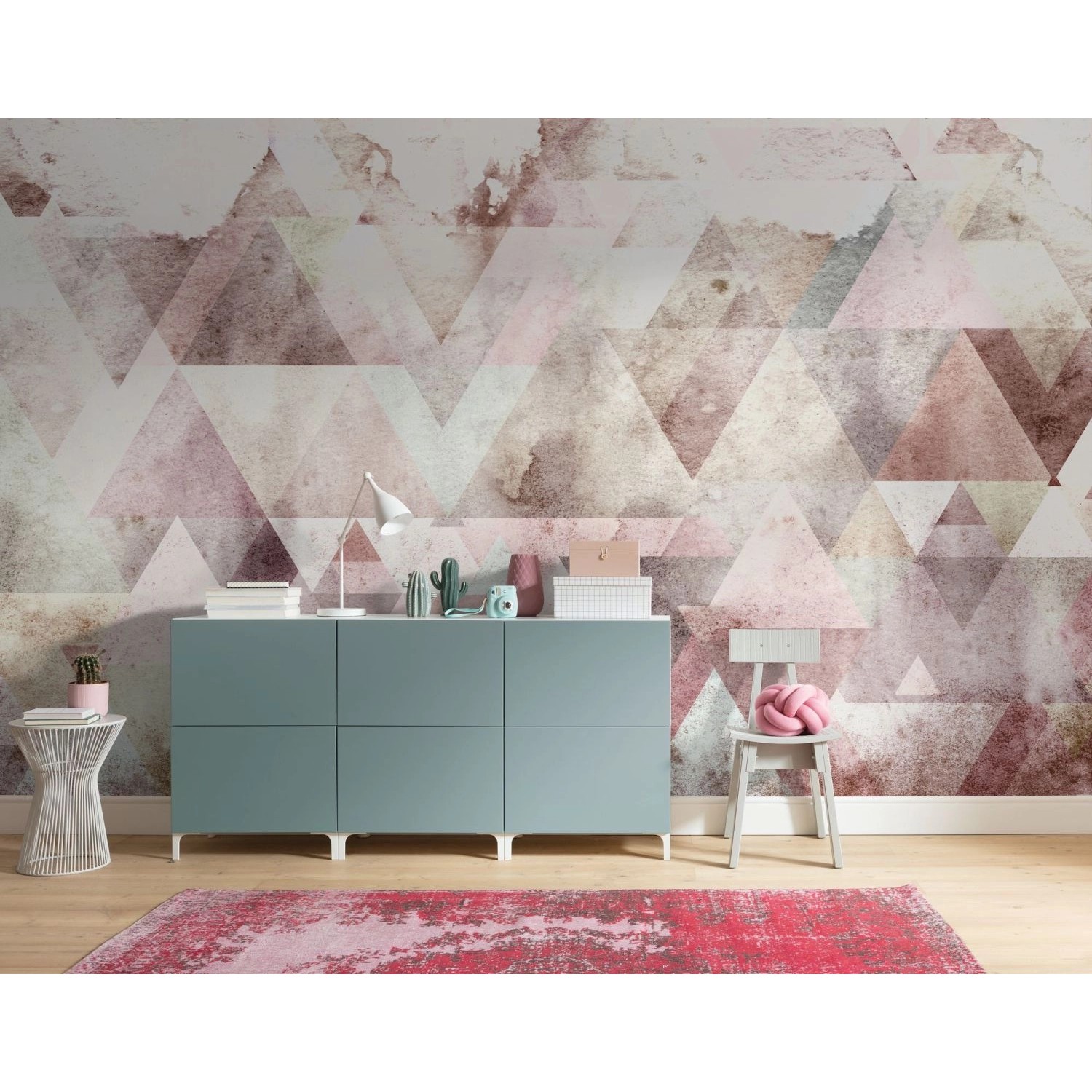 Sanders & Sanders Fototapete Grafik Rosa 400 x 250 cm 612344 von Sanders & Sanders