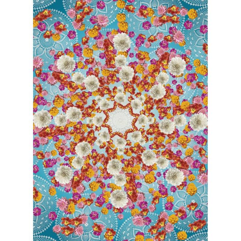 Sanders & Sanders Fototapete Kaleidoskopblumen Blau Rosa und Gelb 184 x 254 cm 612301 Sanders & Sanders Fototapete Kaleidoskopblumen Blau Rosa und Gelb 184 x 254 cm 612301 von Sanders & Sanders