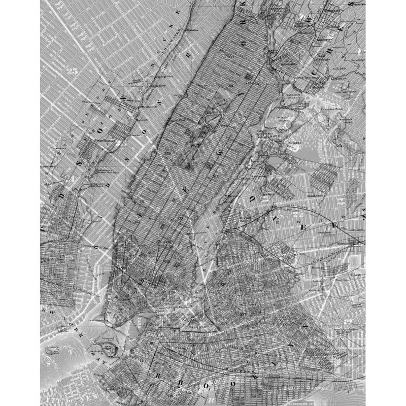 Sanders & Sanders Fototapete Karte Von New York Grau 200 x 250 cm 612360 Sanders & Sanders Fototapete Karte Von New York Grau 200 x 250 cm 612360 von Sanders & Sanders