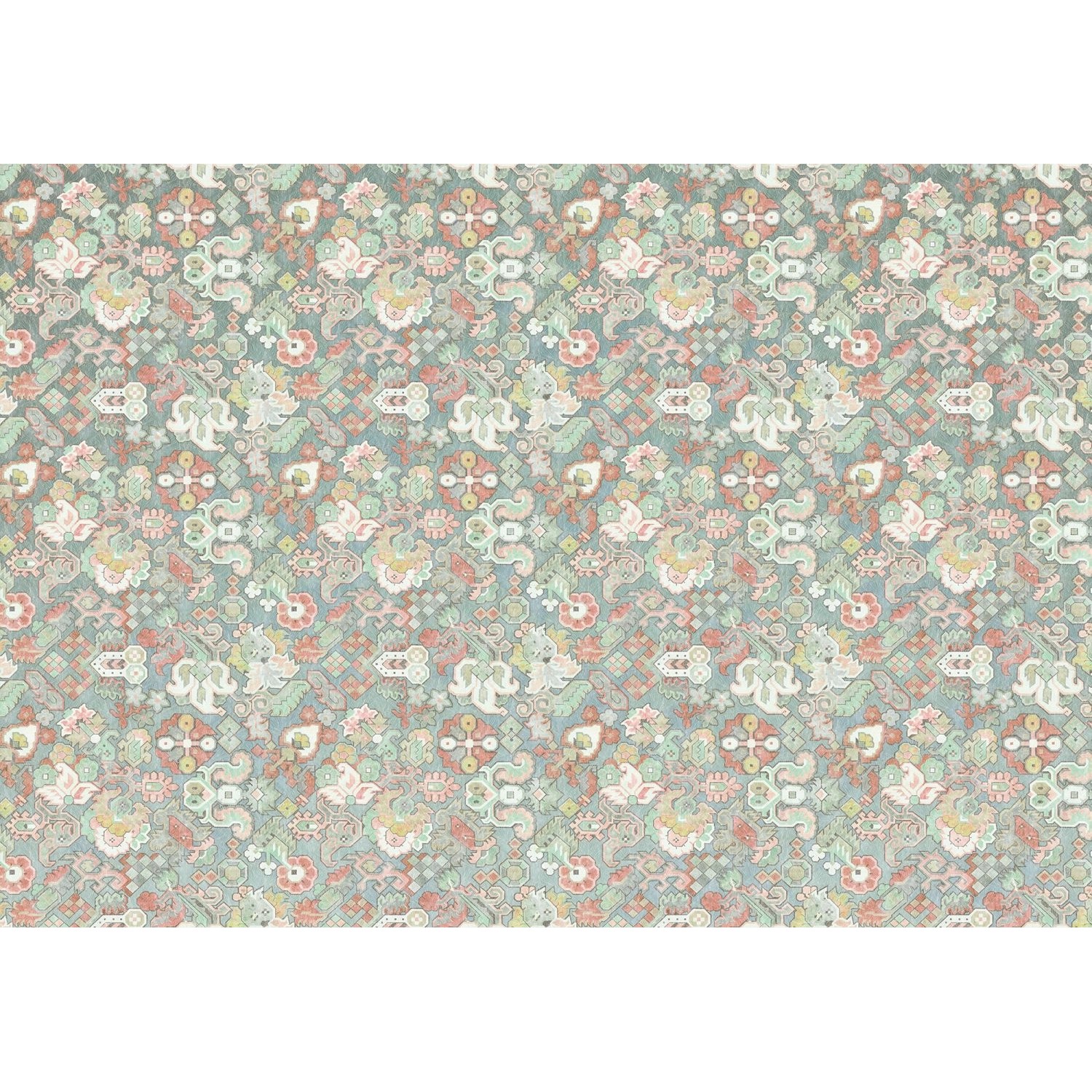 Sanders & Sanders Fototapete Meeresblumen Multicolor 400 x 280 cm 611867 von Sanders & Sanders