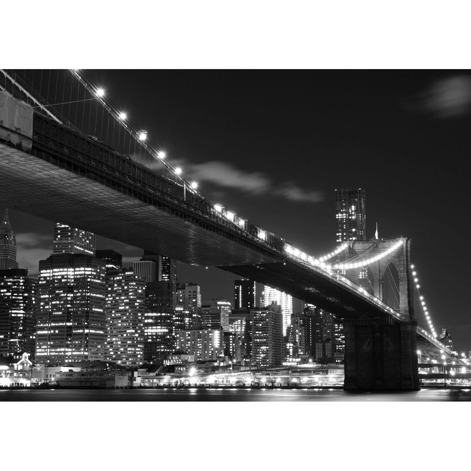 Sanders & Sanders Fototapete New York Dunkelgrau 360 x 270 cm 600435 von Sanders & Sanders
