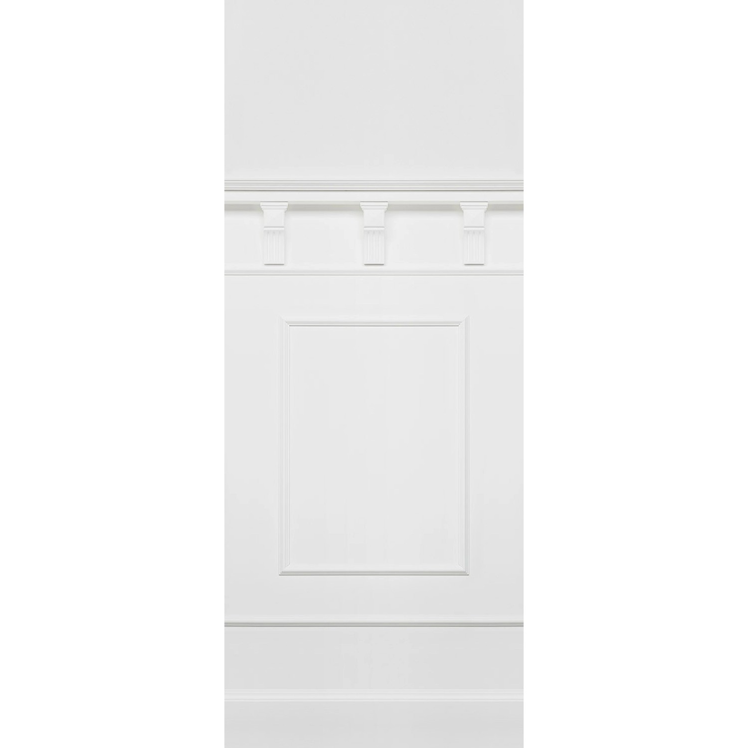 Sanders & Sanders Fototapete Panel Weiß 100 x 250 cm 611909 von Sanders & Sanders