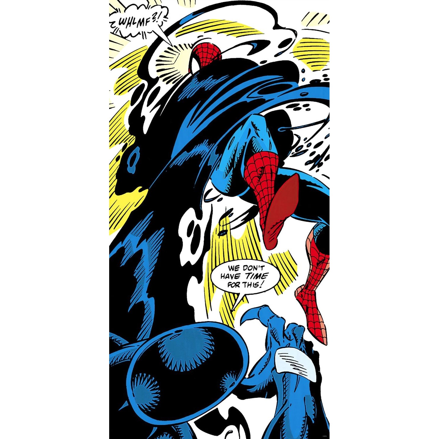 Sanders & Sanders Fototapete Spider-Man Blau Rot und Grün 100 x 200 cm 612064 von Sanders & Sanders