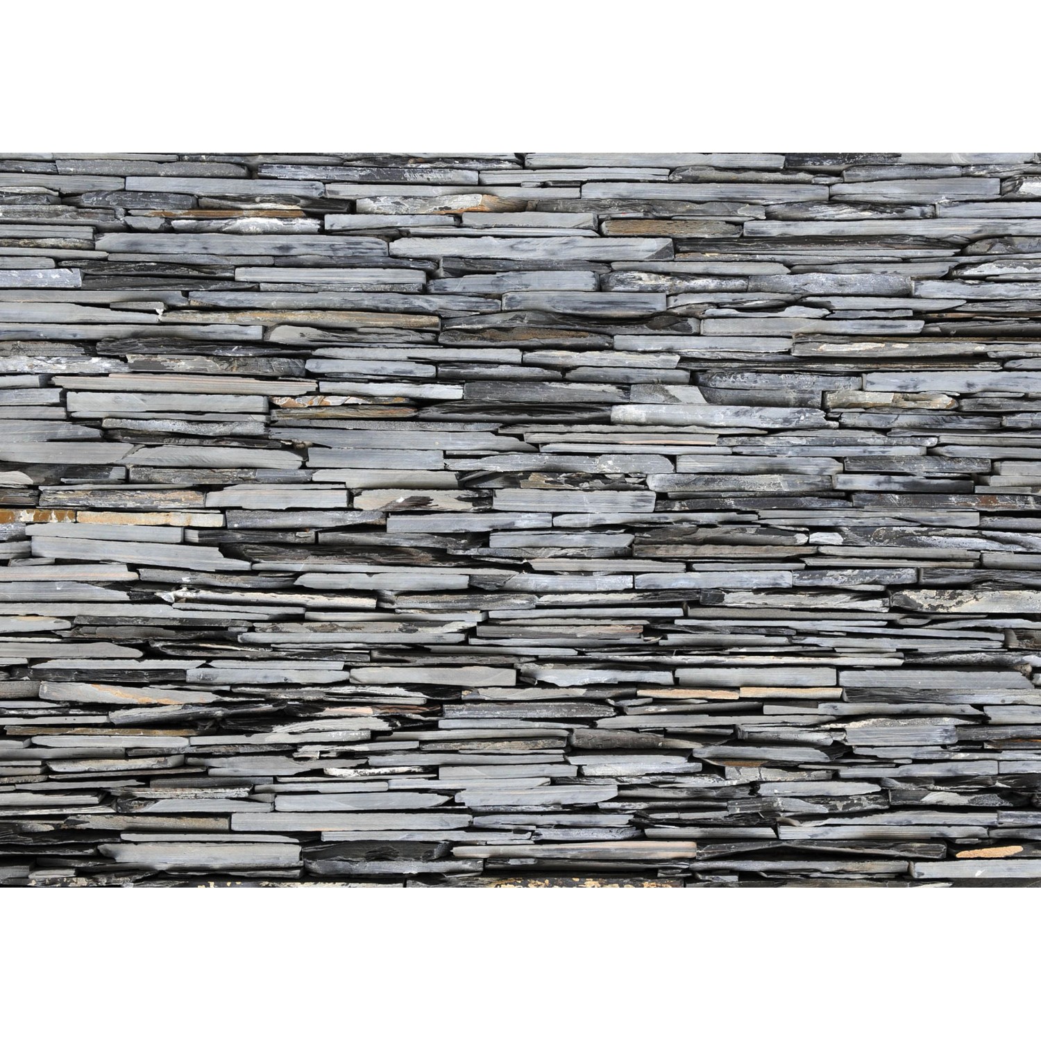 Sanders & Sanders Fototapete Stein-Optik Grau 360 x 270 cm 600445 von Sanders & Sanders