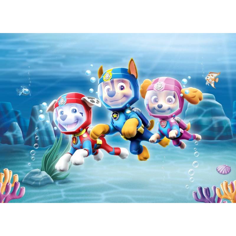 Sanders & Sanders Poster Paw Patrol Blau 160 x 110 cm 600675 von Sanders & Sanders