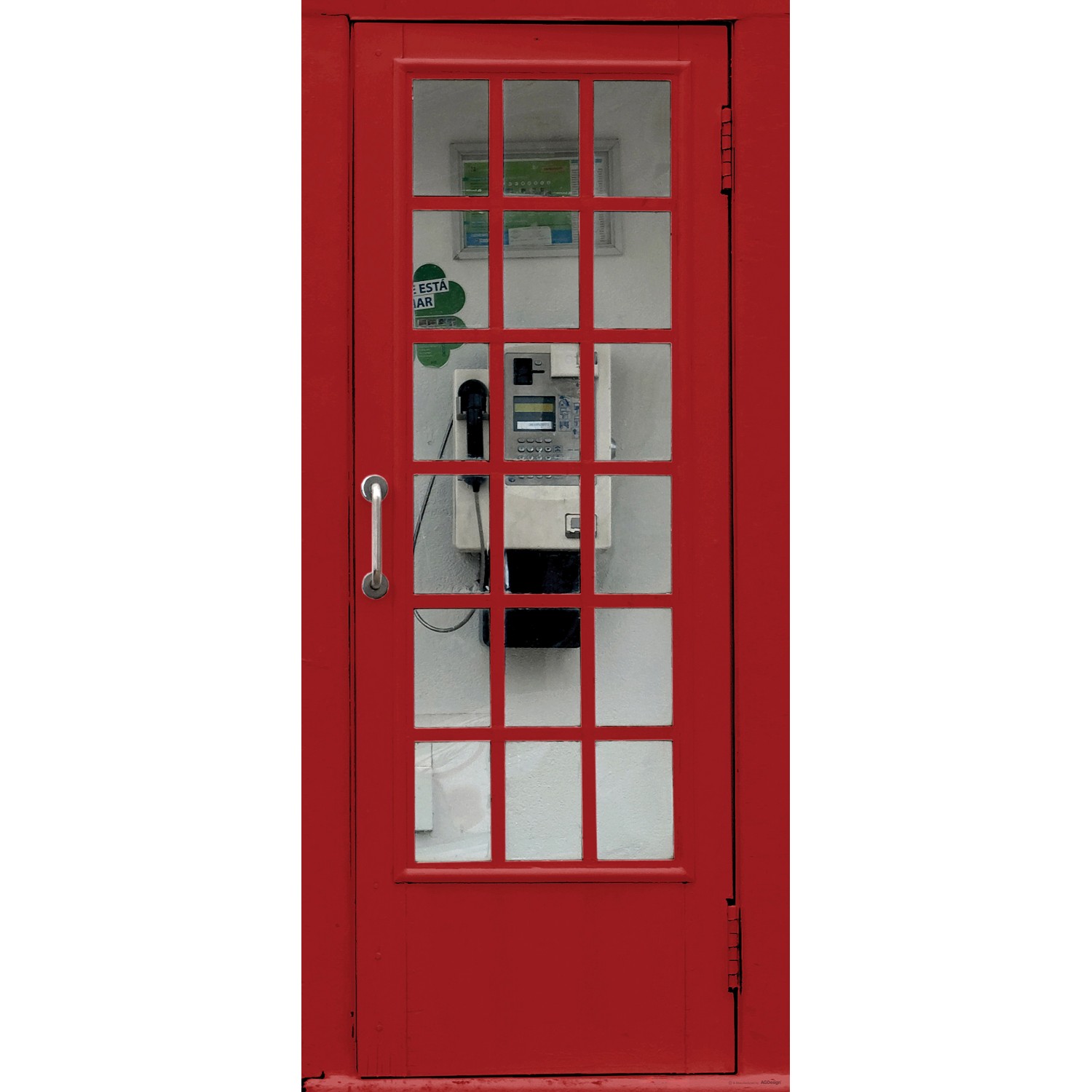 Sanders & Sanders Poster Telefonzelle Rot 90 x 202 cm 600784 Sanders & Sanders Poster Telefonzelle Rot 90 x 202 cm 600784 von Sanders & Sanders