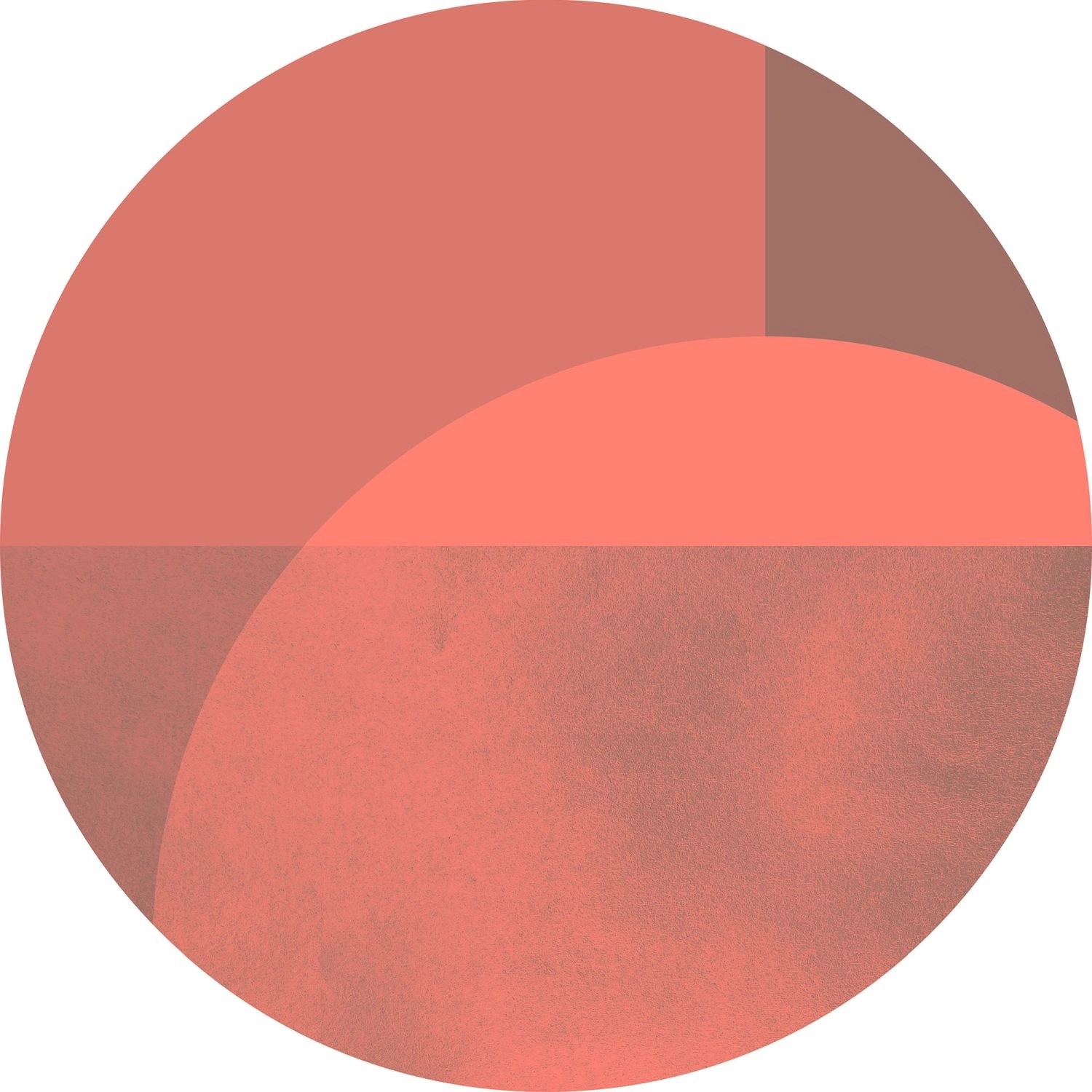 Sanders & Sanders Selbstklebende Runde Tapete Grafik Rot Ø 125 cm 611723 von Sanders & Sanders