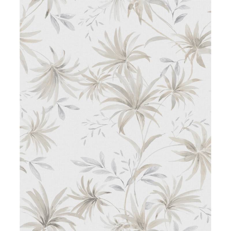 Sanders & Sanders Tapete Blätter Grau 53 Cm X 10 M - 640224 von Sanders & Sanders