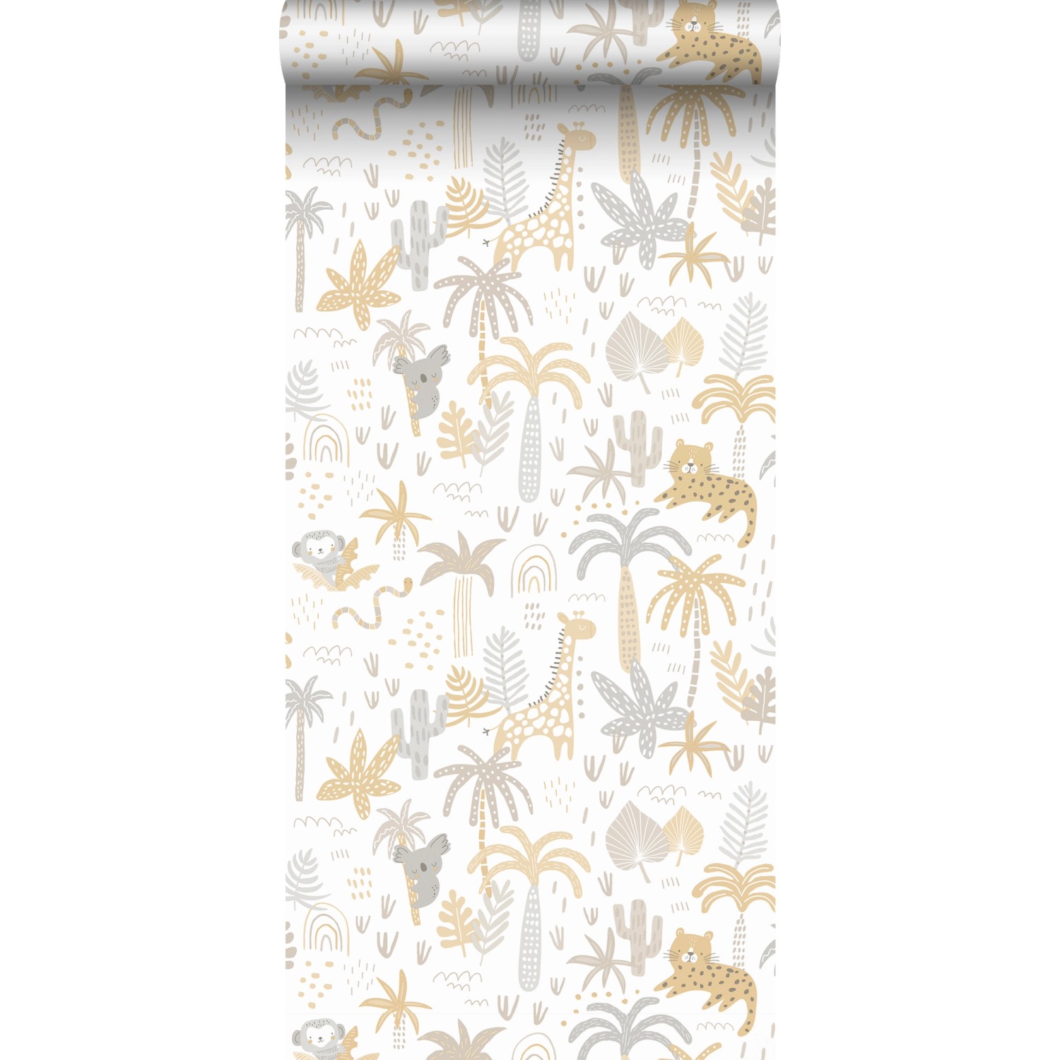 Sanders & Sanders Tapete Dschungeltiere Ockergelb Grau Und Beige 53 Cm X 10 M - 640450 Sanders & Sanders Tapete Dschungeltiere Ockergelb Grau Und Beige 53 Cm X 10 M - 640450 von Sanders & Sanders