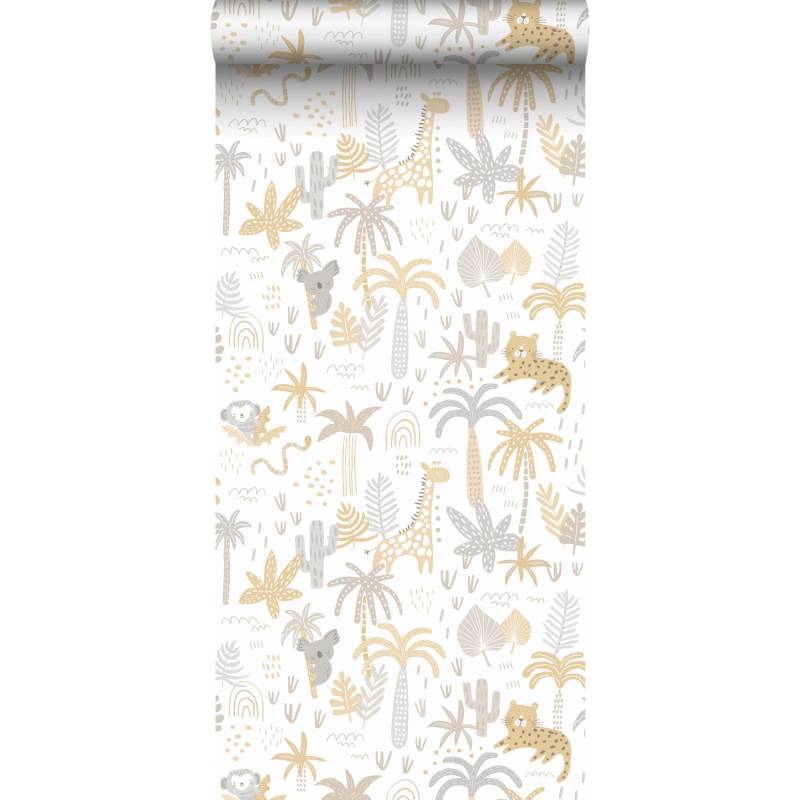 Sanders & Sanders Tapete Dschungeltiere Ockergelb Grau Und Beige 53 Cm X 10 M - 640450 Sanders & Sanders Tapete Dschungeltiere Ockergelb Grau Und Beige 53 Cm X 10 M - 640450 von Sanders & Sanders
