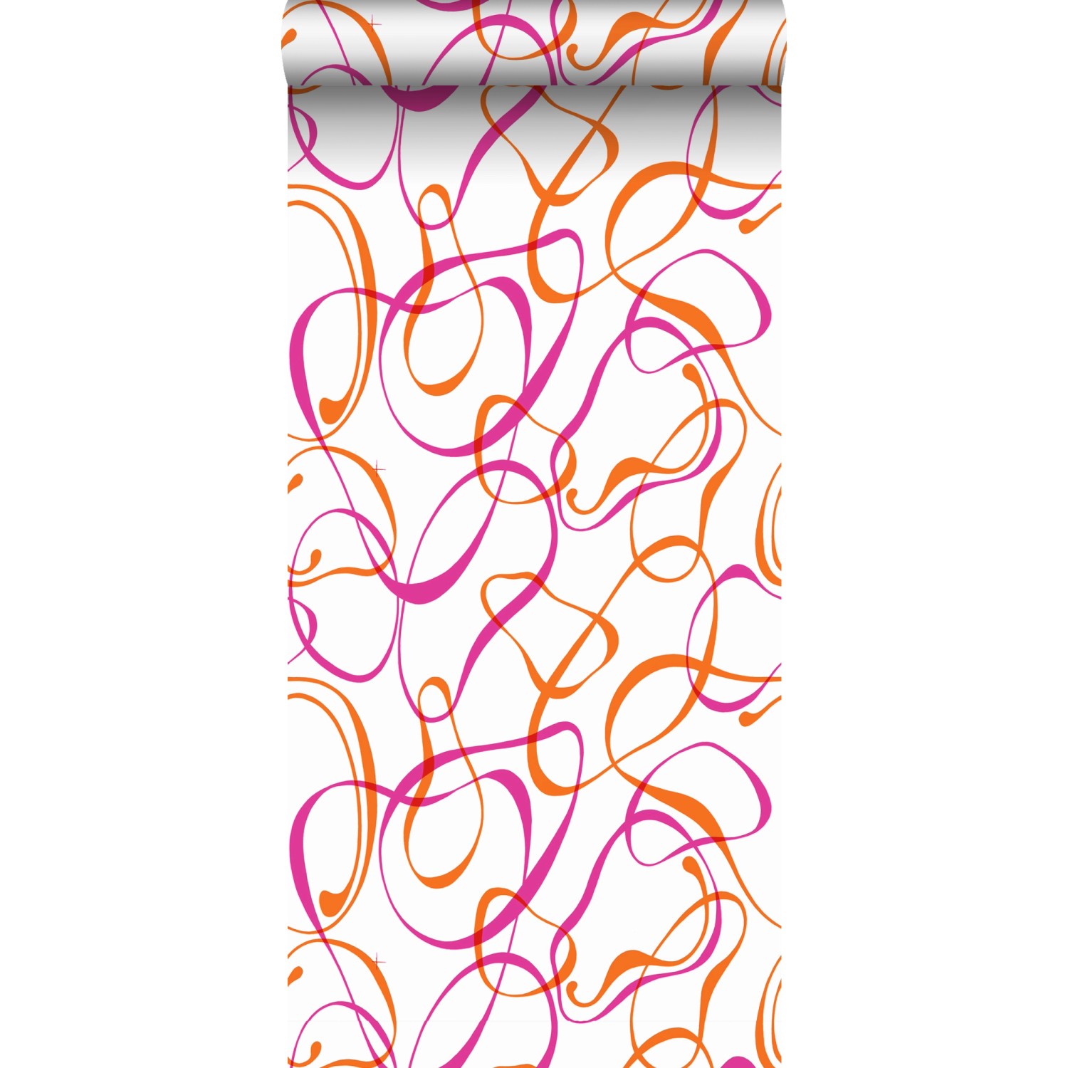 Sanders & Sanders Tapete Grafische Kreise Orange und Rosa 53 Cm X 1005 M von Sanders & Sanders