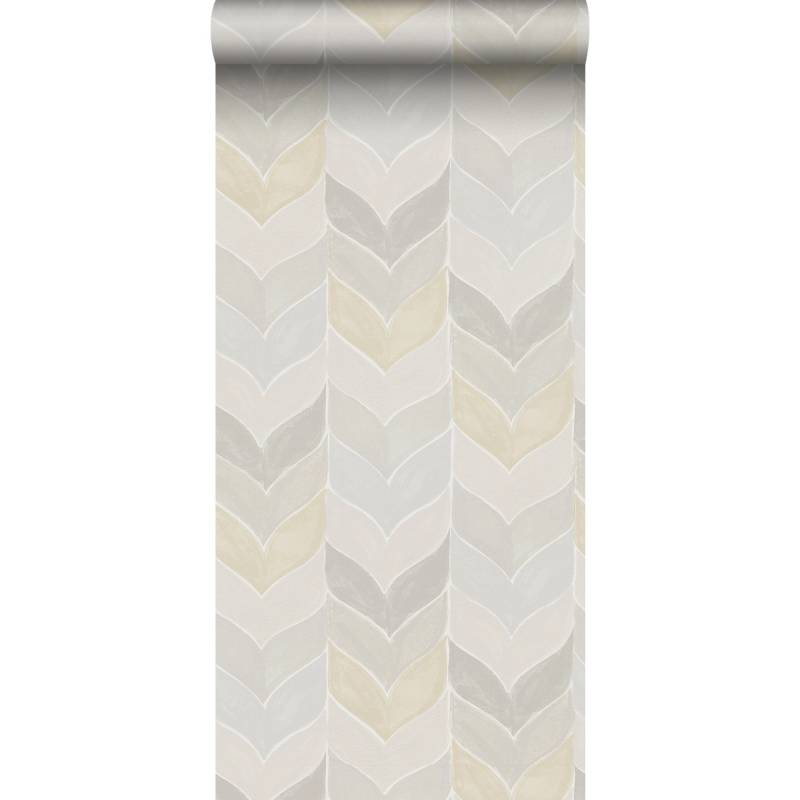 Sanders & Sanders Tapete Grafisches Motiv Beige Und Grau 53 Cm X 1005 M 640737 von Sanders & Sanders