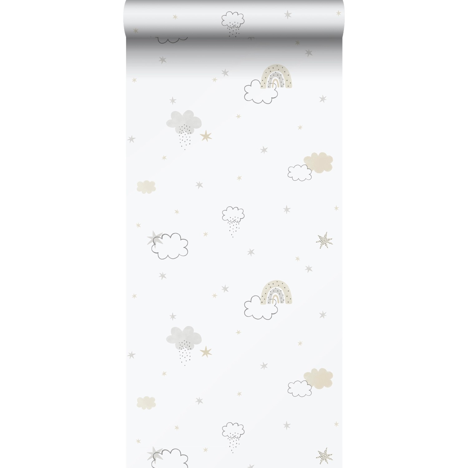 Sanders & Sanders Tapete Kleine Wolken Grau Beige Und Weiß 53 Cm X 1005 Cm 640639 Sanders & Sanders Tapete Kleine Wolken Grau Beige Und Weiß 53 Cm X 1005 Cm 640639 von Sanders & Sanders