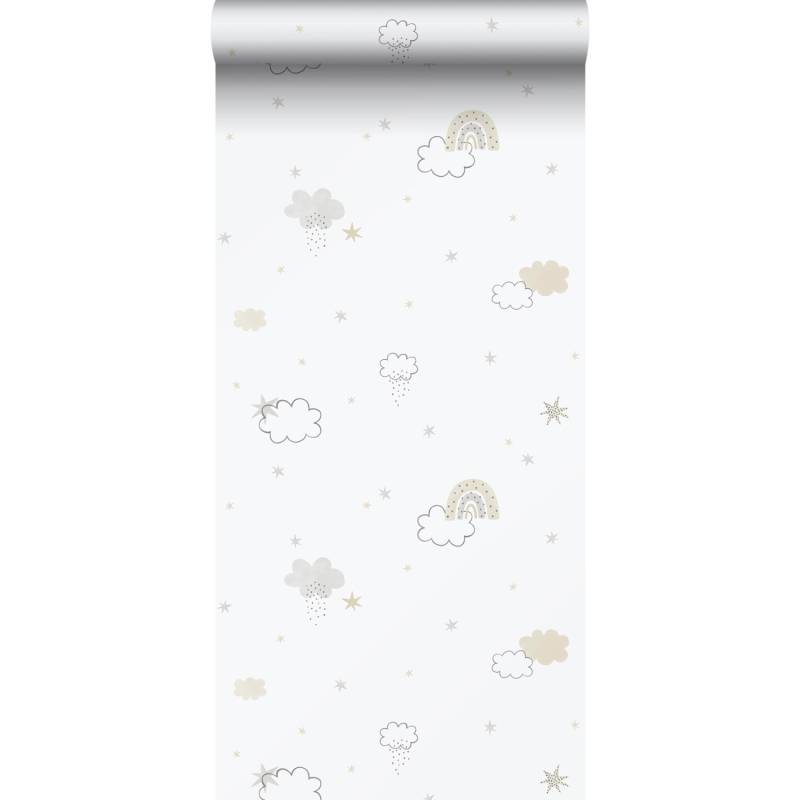 Sanders & Sanders Tapete Kleine Wolken Grau Beige Und Weiß 53 Cm X 1005 Cm 640639 Sanders & Sanders Tapete Kleine Wolken Grau Beige Und Weiß 53 Cm X 1005 Cm 640639 von Sanders & Sanders
