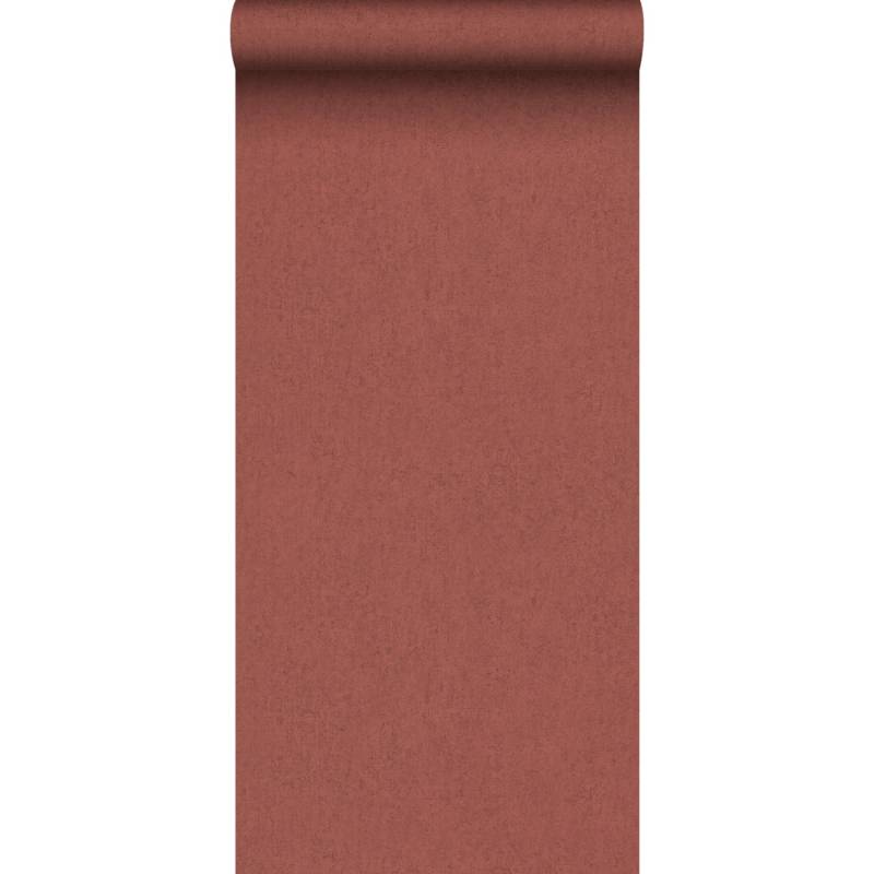 Sanders & Sanders Tapete Leinen-Optik Terrakotta 53 cm x 10 m 640535 von Sanders & Sanders