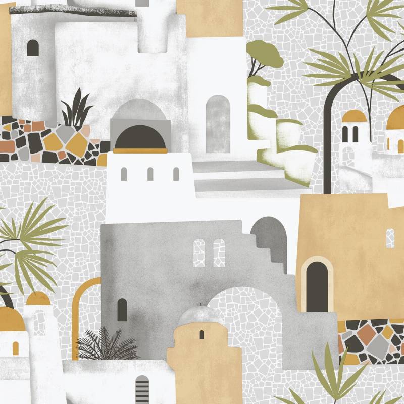 Sanders & Sanders Tapete Mediterrane Häuser Ockergelb Grau Und Weiß 53 Cm X 10 M 640080 Sanders & Sanders Tapete Mediterrane Häuser Ockergelb Grau Und Weiß 53 Cm X 10 M 640080 von Sanders & Sanders