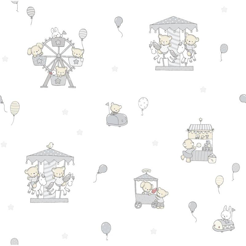 Sanders & Sanders Tapete Tiere Grau Und Weiß 53 Cm X 10 M - 640555 Sanders & Sanders Tapete Tiere Grau Und Weiß 53 Cm X 10 M - 640555 von Sanders & Sanders