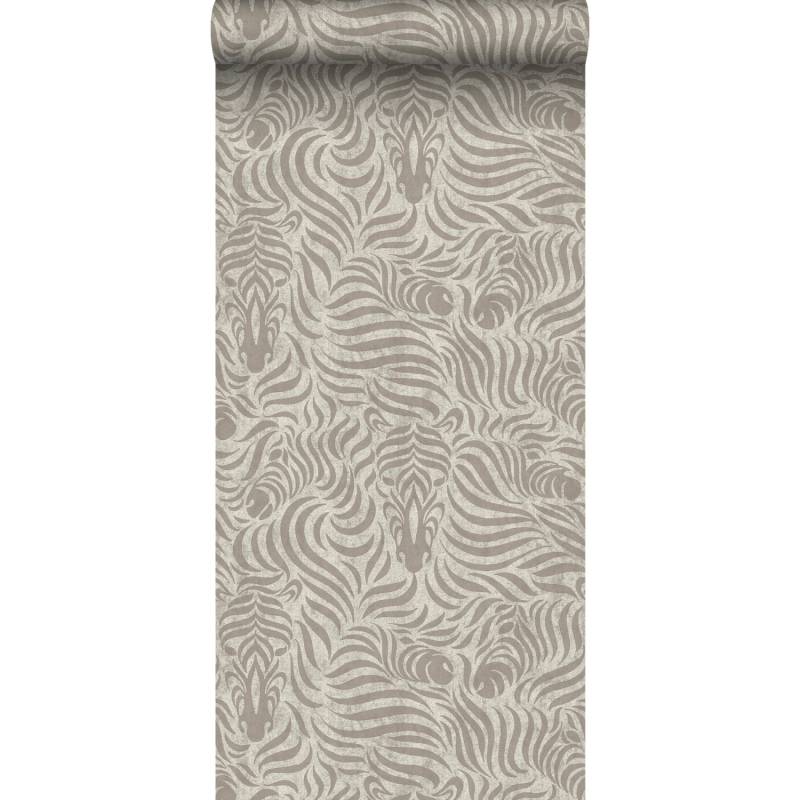 Sanders & Sanders Tapete Zebras Grau 53 cm x 10 m von Sanders & Sanders