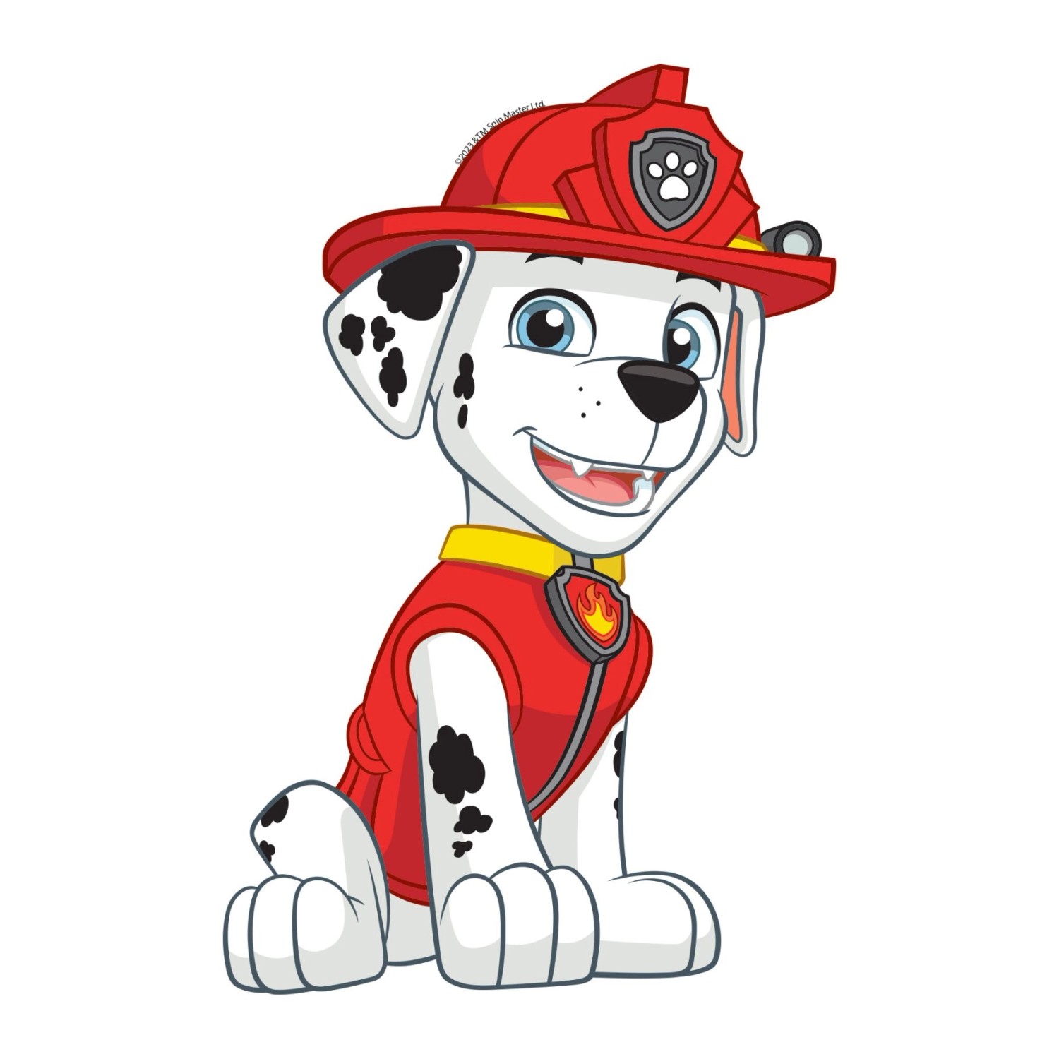 Sanders & Sanders Wandtattoo Paw Patrol Rot und Schwarz-Weiß 8,5 x 15 cm 601415 von Sanders & Sanders