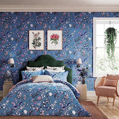 Sanderson Chinoiserie Hall Hussen-Set S/B Blueberry von Sanderson