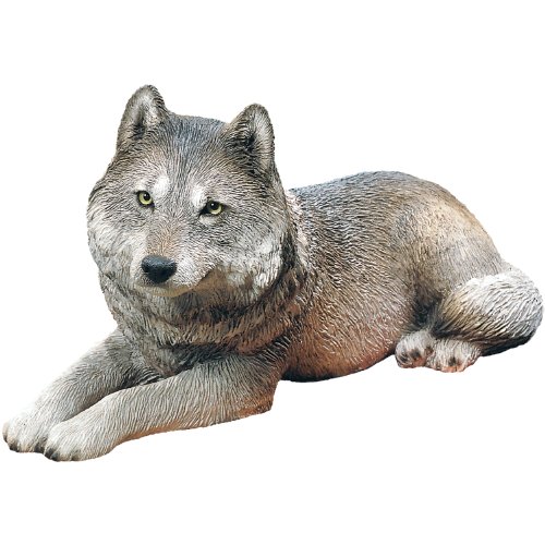 Sandicast Große Life Größe Gray Wolf Skulptur, grau, Original Size von Sandicast