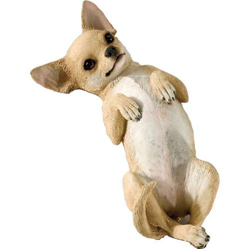 Sandicast SS02801 Chihuahua-Skulptur, liegend, klein, Hellbraun von Sandicast