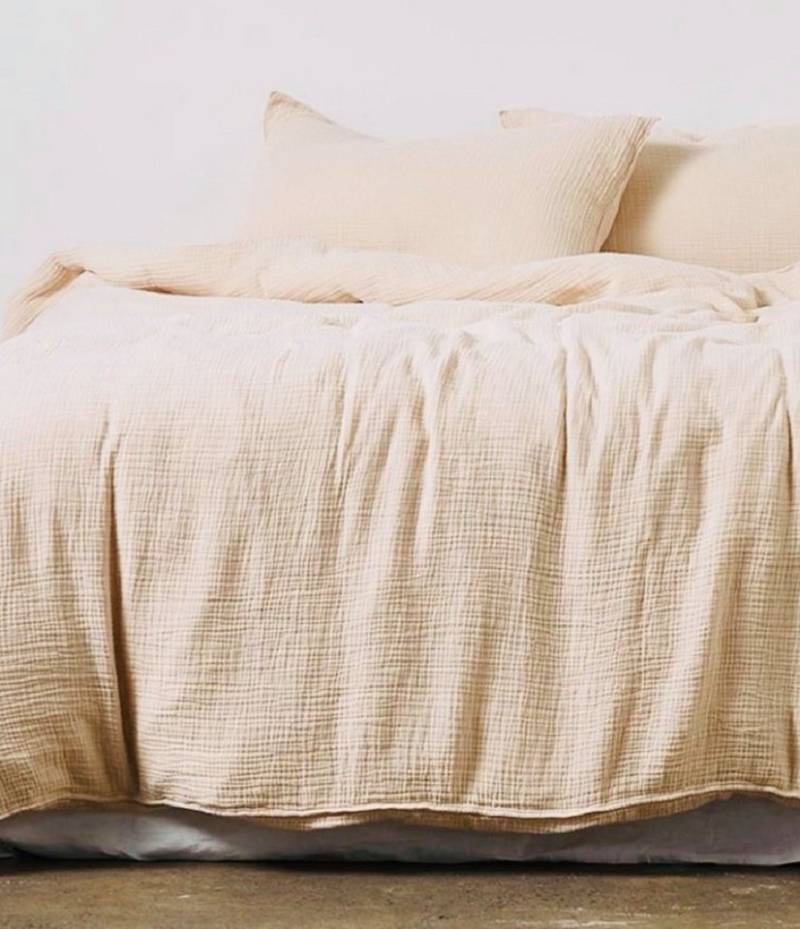Sandiik Bettwäsche Musselin Bettwäsche in Beige von Sandiik