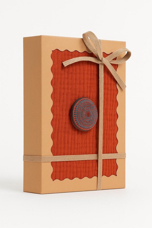 Plaid Musselin Plaid als Geschenk mit einer Kerze verschiedene Farben, Sandiik, Made in Stuttgart Plaid Musselin Plaid als Geschenk mit einer Kerze verschiedene Farben, Sandiik, Made in Stuttgart von Sandiik