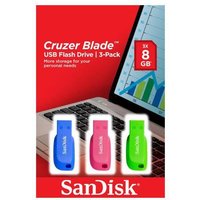 SanDisk Cruzer Blade USB-Stick 32 GB, 3-Pack von Sandisk