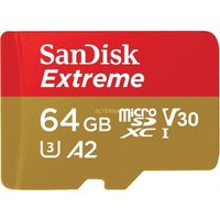 SanDisk Extreme microSDXC Speicherkarte 64GB + SD Adapter von Sandisk