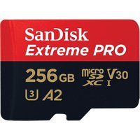 SanDisk Extreme® PRO microSDXC Speicherkarte 256GB mit SD-Adapter von Sandisk