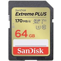 SanDisk Extreme PLUS SDXC-Karte 64GB UHS-Class 3stoßsicher, Wasserdicht SanDisk Extreme PLUS SDXC-Karte 64GB UHS-Class 3stoßsicher, Wasserdicht von Sandisk