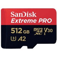 SanDisk Extreme PRO microSDXC-Karte 512GB Class 10 UHS-I stoßsicher, Wasserdicht von Sandisk