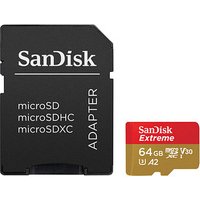 SanDisk Speicherkarte microSDXC-Card Extrem 64 GB von Sandisk