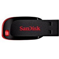 SanDisk USB-Stick Cruzer Blade schwarz, rot 128 GB von Sandisk