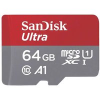 SanDisk microSDXC Ultra 64GB (140MB/s A1 Cl. 10 UHS-I) + Adapter  Tablet  microSDXC-Karte 64GB A1 von Sandisk