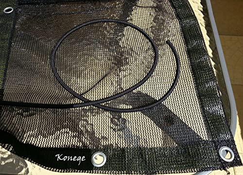 Sandkastenplane 2,30m x 2,30m, randverstärkt, inkl. Gummiseil und Metallösen, Farbe: schwarz, Luft- und Wasserdurchlässig! Sandkastenabdeckung von Konege