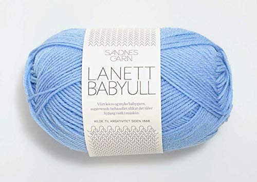 Babyull Lanett col.5904 blue ca.175 m 50 g von Sandnes Garn